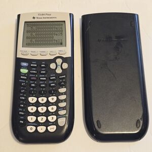 Texas Instruments TI-84 Plus Graphing Calculator  Black  Tested. Excellent